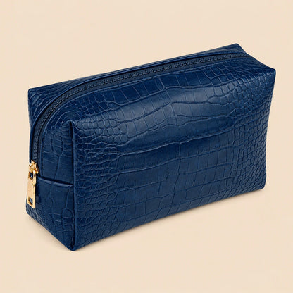 Luxury Crocodile Pattern PU Makeup Bag