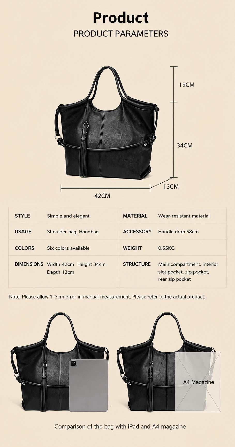 Large capacity women's 2026 summer commuting bags, casual retro women's single shoulder handbags