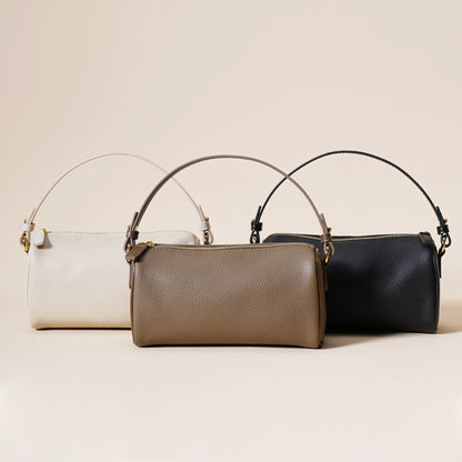 Top layer cowhide premium genuine leather new popular versatile hand-held diagonal cross bag