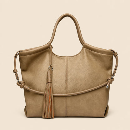 Large capacity women's 2026 summer commuting bags, casual retro women's single shoulder handbags