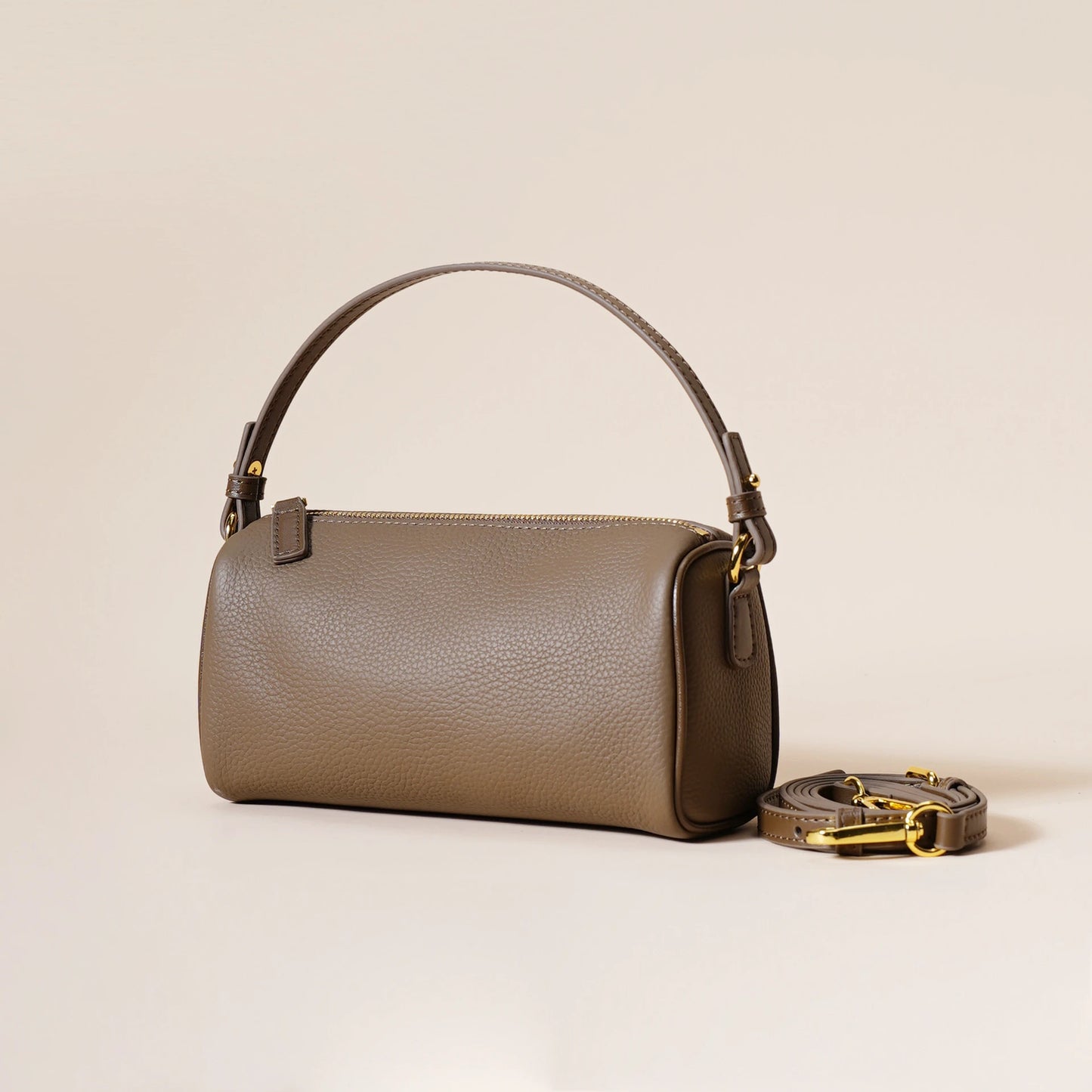 Top layer cowhide premium genuine leather new popular versatile hand-held diagonal cross bag