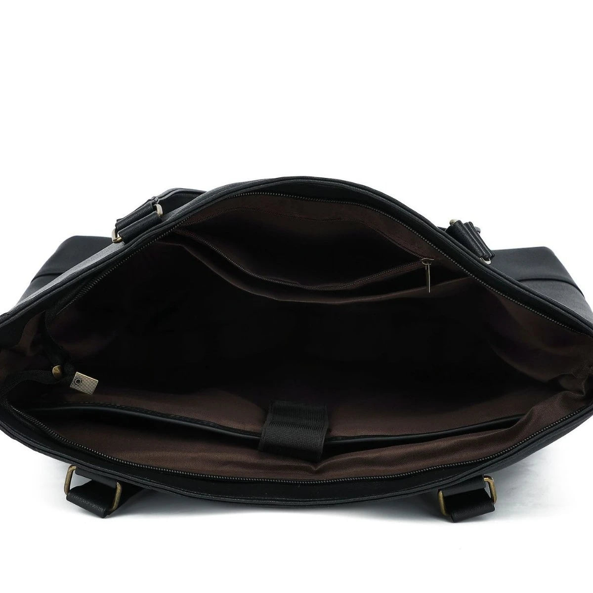 European and American retro women's PU leather laptop bag classic large bag