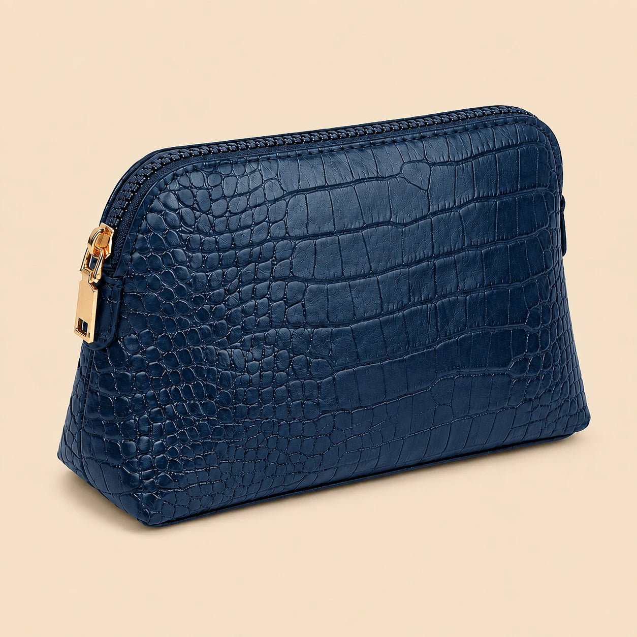 Luxury Crocodile Pattern PU Makeup Bag