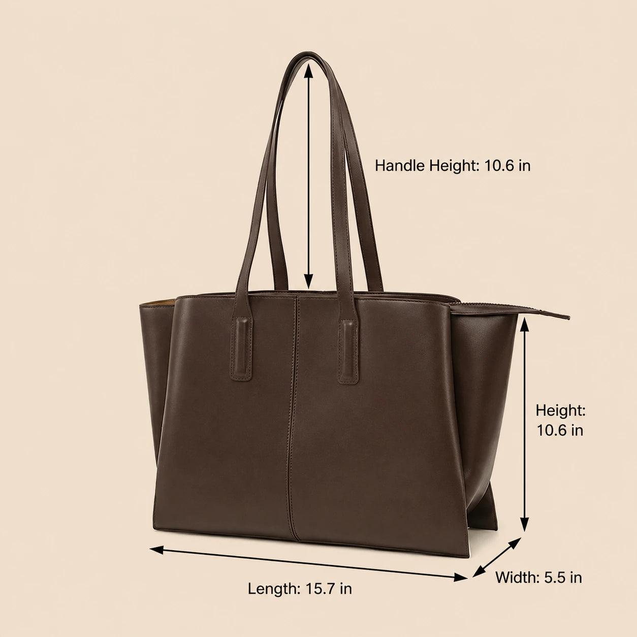 Retro Ladies Tote Bag Simple and Versatile Handbag