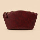 Retro Crazy Horse Leather Makeup Bag