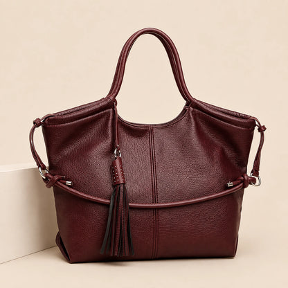 Large capacity women's 2026 summer commuting bags, casual retro women's single shoulder handbags
