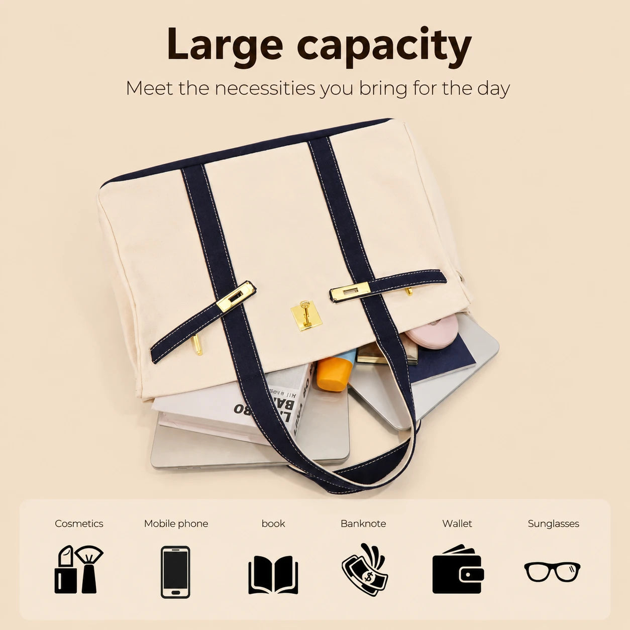 Canvas Multi-purpose Tote Bag