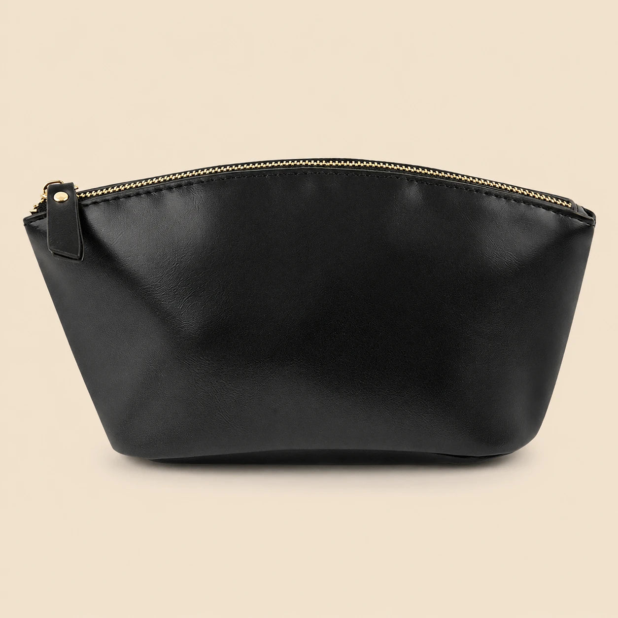 Retro Crazy Horse Leather Makeup Bag