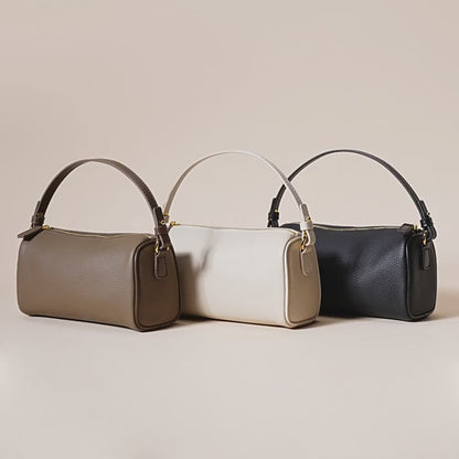 Top layer cowhide premium genuine leather new popular versatile hand-held diagonal cross bag